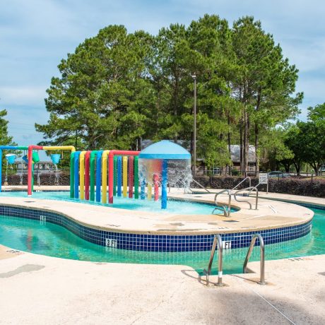 Pool area at Palmetto Shores Resort