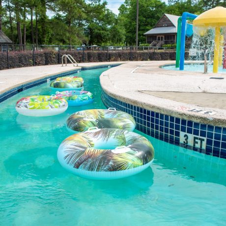 Pool area at Palmetto Shores Resort